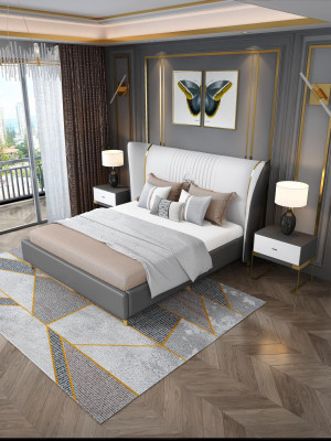 Luxus Schlofkummer Bett Nuetsdësch Kommode 3 Stéck Set Design Better