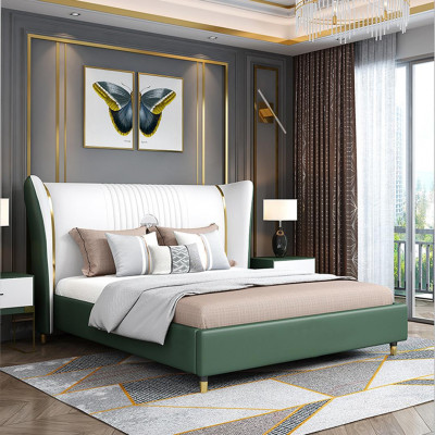 Designer Polster Duebelbett Better Bett Schlofzëmmer Textil Ehebett Lieder.