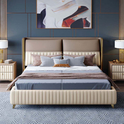 Doppelbett Bett Ehebett Design Luxus Better Modern Stil nei 180x200cm!