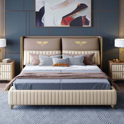 Doppelbett Bett Ehebett Design Luxus Better Modern Stil nei 180x200cm!