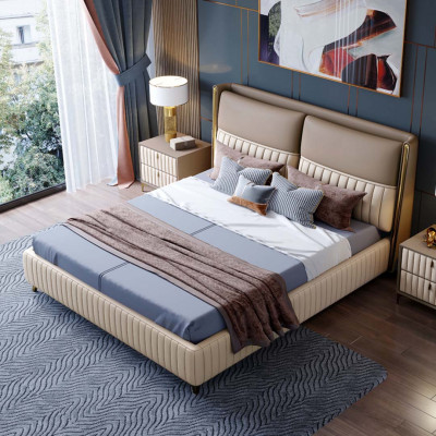 Doppelbett Bett Ehebett Design Luxus Better Modern Stil nei 180x200cm!