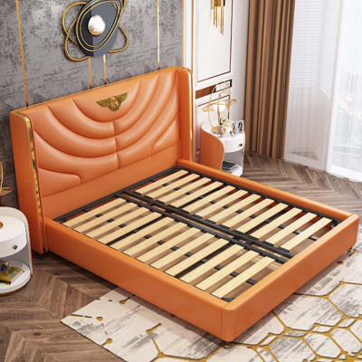Schlofzëmmer Bett Nuetsdëscher 3 Deeler. Set Design Luxus Better Holz Duebelbett NEI