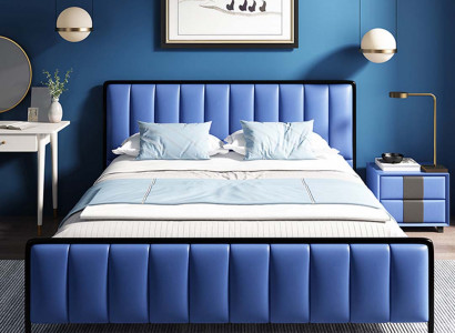 Design Duebelbett Liederbett Better Bett Lieder Schlofschlofzëmmer Polster Bestietnes 180x200