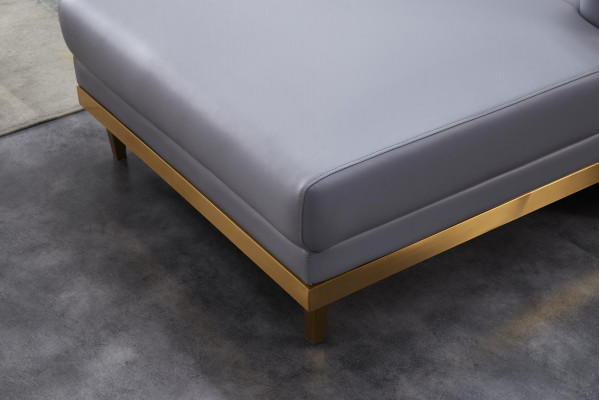 Eck-Couch Couch Canapé Lieder-Couch Wohnlandschaft Luxus Miwwelen L-Form