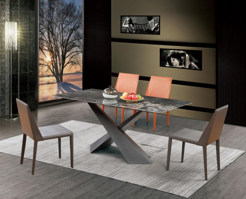 x Been Sailen Dësch Iesszëmmer Dëscher 180x90 Luxus Design Miwwelen Marmer
