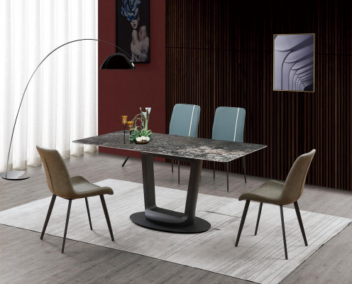 Luxus Dësch Iessdësch Dëscher Design Edelstol Miwwelen Iesszëmmer 180x90