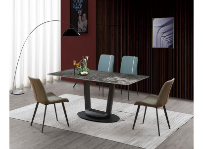 Luxus Dësch Iessdësch Dëscher Design Edelstol Miwwelen Iesszëmmer 180x90