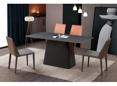 Klasseschen Dësch Iessdësch Holz Iesszëmmer Garnitur 4x Stull Set Still