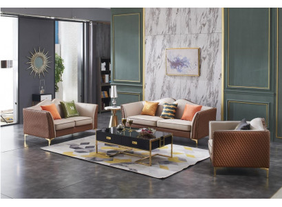 Sofasaz 3+2 Sëtzer Klassesch Garnituren Sofas Lieder Couchen Polster