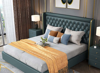 Schlofzimmer Bett Nuetsdëscher 3 Stéck Set Design Deko Luxus Better Lieder