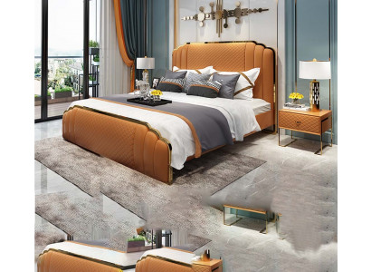 Design-Liederbett Schlofkummer 3-tlg. Set 2x Nuetsdësch Better Luxus Miwwelen