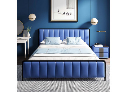 Klassesch Bett Duebelbett Bett 2x Nuetsdëscher Holz Design Neit Better 3-Deeler-Set