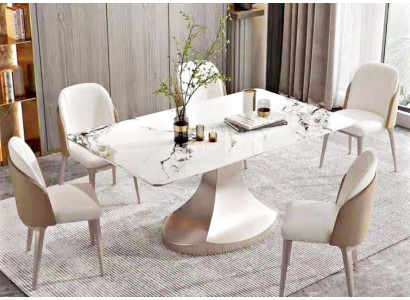 Iesszëmmer Säilen Dëscher Italienesch Miwwelen Iessdësch Restaurant Dësch Luxus Nei