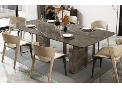 Designer Këssen Luxus Dësch Dëscher 240x100 Iessdëscher Marmor Iessdësch Iesszëmmer