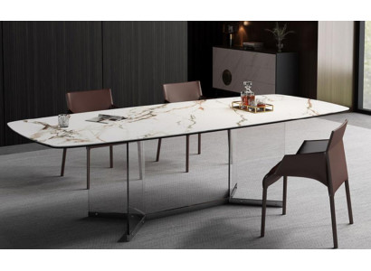 Design Marmorstull Wunnzëmmer Dëscher Iesszëmmer Edelstol Dësch Modernen Iessdësch