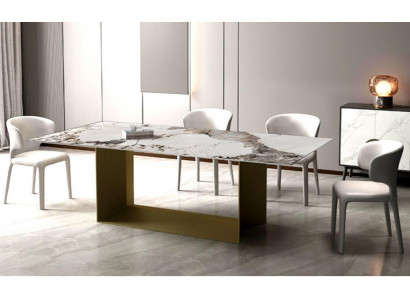 Modern Iesszëmmer Wunnzëmmer Kichen Dëscher 180x90 Iessdësch Design Dësch Edelstol