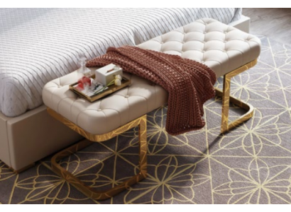Chesterfield Hocker Polsterbank Ottomane Sëtzbank Zweisëtzer Lieder Bäistell.