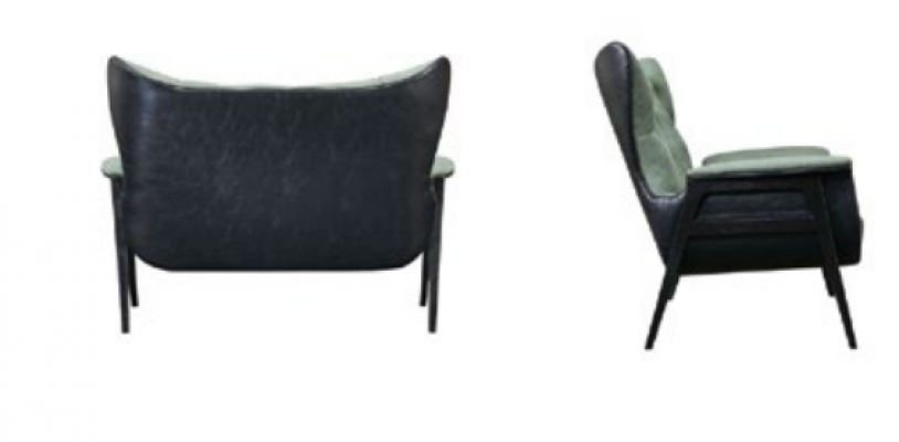Chesterfield Canapé 2 Sëtz Polster Designer Sofa Garnitur Canapéen Zweisëtzer