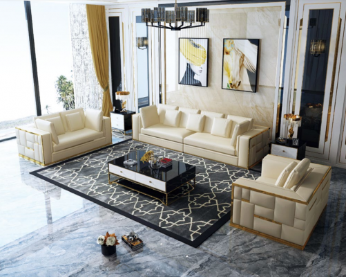 Couch Wunnlandschaft Garnitur Design Modern Sofagarnitur 3+2+1 Sofasen
