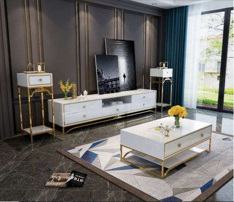 Modern Design Wunnmauer Wunnzëmmer Sideboard RTV Regal
