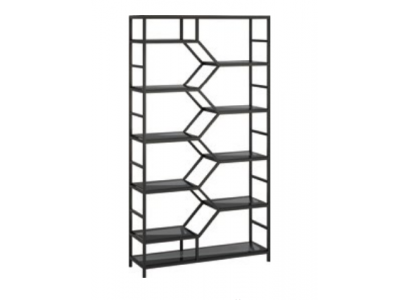 Metall Regal Trennwand Designer Luxus Regaler Loft Stil Schafschafschwaarz Schwaarz