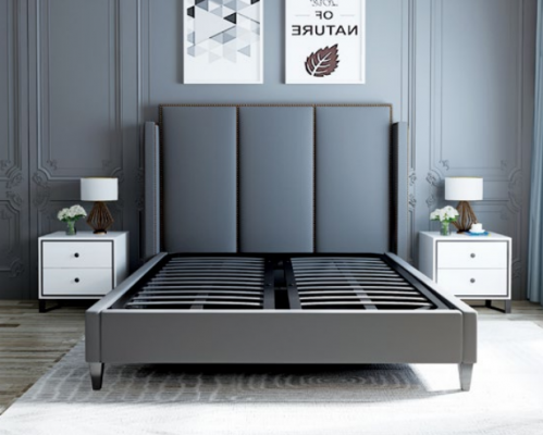 Luxus Ledebett Metall Gold Design Better Polster Hotel 180x200cm
