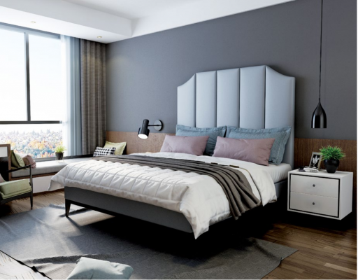 Bett Këssen Design Luxus Duebel Hotel Better Schlofzëmmer Lieder 180x200cm