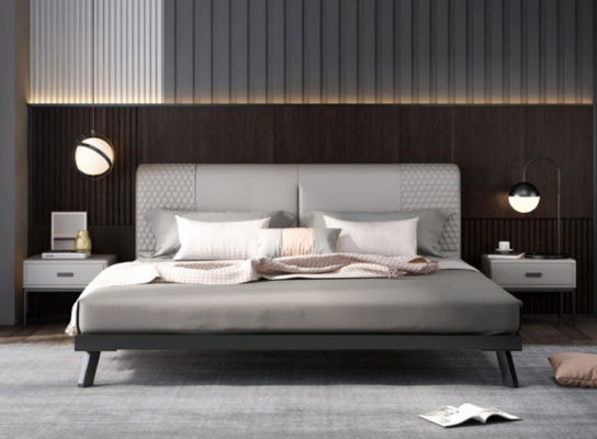 Luxus Design Liederbett Metall Gold Better Polster Hotel 180x200cm Gro.
