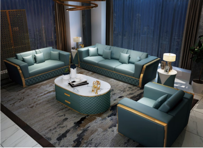 Canapé Garnitur Canapé Garnitur 3+2+1 Designersofa Design Canapé Sëtzgrupp 3tlg.