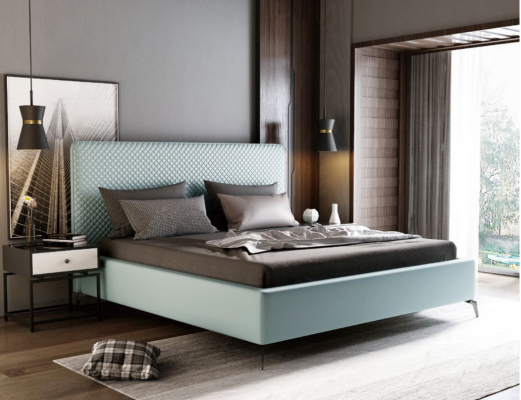 Doppelbett Liederbett Stillen Bett Lieder Polster Schlofzëmmer Bestietnes