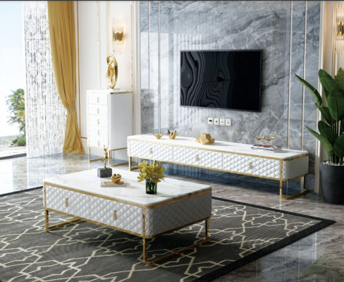 Designer TV Anrichte Kommode Side Low Board Dekor Schaf Zëmmer Regal