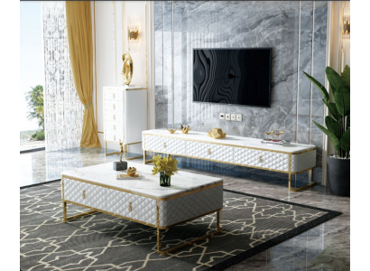 Designer TV Anrichte Kommode Side Low Board Dekor Schaf Zëmmer Regal