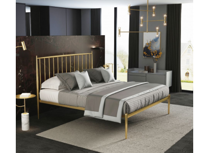 Italienesch Lieder Designer Miwwelen Bett Duebel Schlofzëmmer 180x200cm
