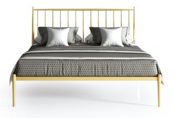 Italienesch Lieder Designer Miwwelen Bett Duebel Schlofzëmmer 180x200cm