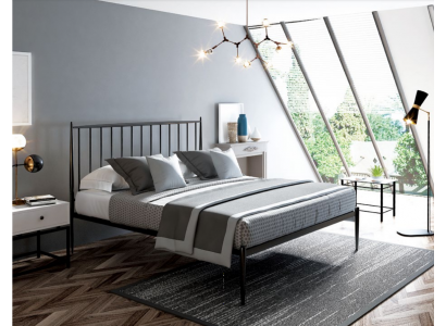 Italienesch Designer Miwwelen Schlofzëmmer Bett Duebel Better 180x200cm