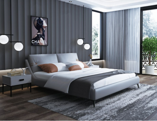 Modern hëlz Gebuedem Eelst Designer Miwwelen Better Duebel Nei Schlofkummer