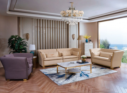 Sofagarnitur Relax 3+2+1 Sëtzer Set Design Sofas Polstersudde Couchen Lieder