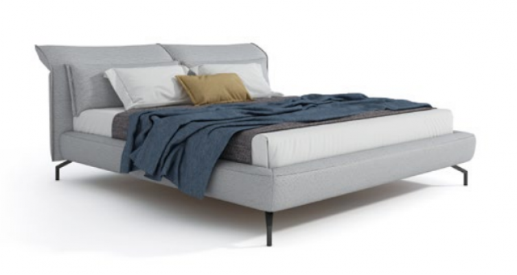 Italienesch Designer Miwwelen Bett Duebel Schlofzëmmer 180x200cm Lieder