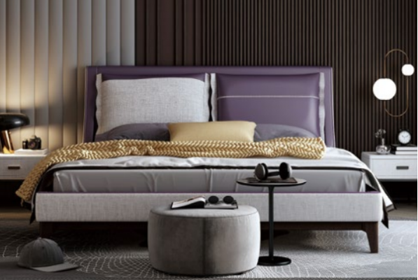Designer Italienesch Miwwelen Bett Duebel Schlofzëmmer 180x200cm Better