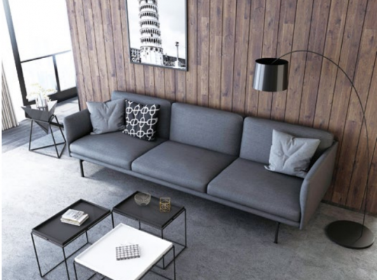 Design Sofa 4 Sëtzer Wunnzëmmer Couche Couchen Polster Sofas Nei XXL
