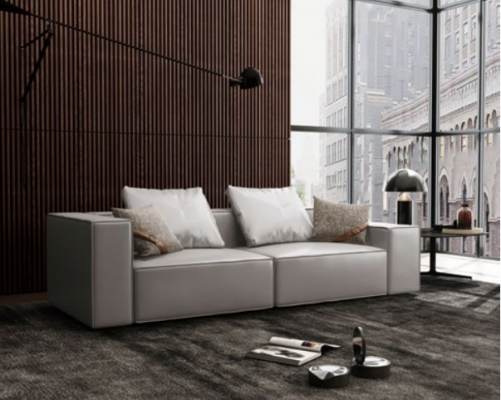 Design Sofa 3 Plazen Stuff Canapé Canapéë Gestofféiert Sofen Nei XXL