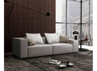 Design Sofa 3 Plazen Stuff Canapé Canapéë Gestofféiert Sofen Nei XXL