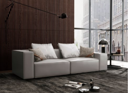 Design Sofa 3 Plazen Stuff Canapé Canapéë Gestofféiert Sofen Nei XXL