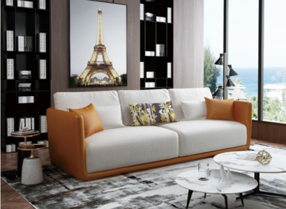 Sofa 4 Plazen mat Dëschgarnitur Big XXL Canapéen Sofaen Wunnzëmmer