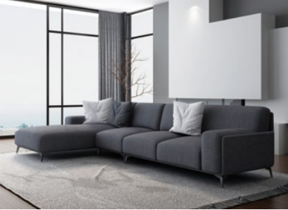 Wunnlandschaft Eckcouch L-Form Couch Sëtz Polster Set Garnitur Modern