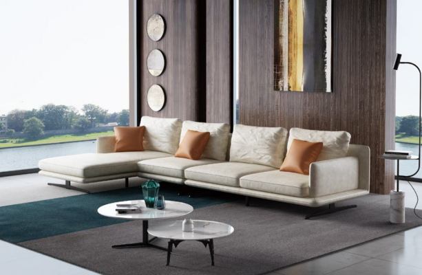 Wunnlandschaft Ecksofa L-Form Sëtz Deko Set Garnitur Modern Sofa Lieder