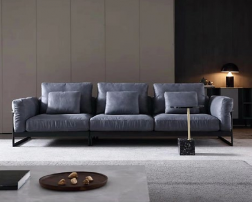 Sofa 4 Plazen Grouss XXL Canapéen Canapéen Wohnzimmer Design Grouss