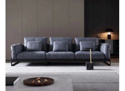 Sofa 4 Plazen Grouss XXL Canapéen Canapéen Wohnzimmer Design Grouss