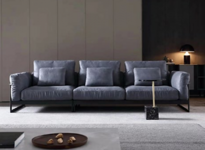Sofa 4 Plazen Grouss XXL Canapéen Canapéen Wohnzimmer Design Grouss