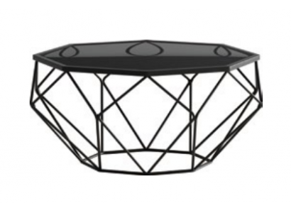 Italienesch Stil Miwwelen Edelstahl Canapé Dësch Sofa Glas Dëscher Bestelltësch